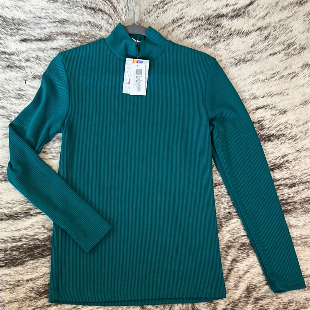LuLaRoe Teal Knit Top